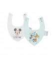 Set 2 BABEROS BANDANA PUNTO PACK 2 MICKEY