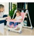 Trona Plegable Rosa Comfort Eat de Interbaby