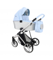 Carrito Montes Azul Plata Glitter 2 piezas AdaBaby