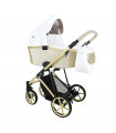 Carrito Montes Blanco Glitter Dorado 2 piezas AdaBaby