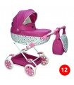 Carrito de Muñecas Pajaritos Magenta