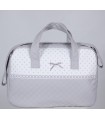 Bolso Maternal Dots Gris